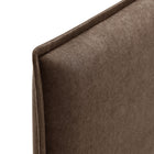 Modway - Camille Mélange de lin rembourré Tête de lit King Size - Cacao-Assemblée requise