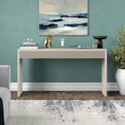 Hudson&Canal - Console Lawrence , 55 po de largeur, blanc aulne-Caractéristiques assemblage facile