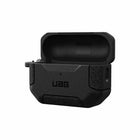 UAG - Étui Robuste Scout pour AirPods Pro 2nd Generation, Noir-Mousqueton amovible pratique