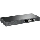 TP-Link - TL-SG1218MPE Switch intelligent Gigabit 18 ports avec 16 ports PoE+-Le budget d'alimentation PoE peut atteindre 250 W, ce qui le rend idéal pour les systèmes de surveillance des petites et moyennes entreprises.