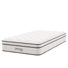 Modway - Jenna 10 po Ressorts et mousse Matelas simple XL-Housse matelassée pour oreiller