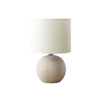 Monarch Specialties - Luminaire - 16 po H Lampe De Table - Béton Ivoire - Abat-Jour Ivoire / Crème - Contemporain - Moderne-Cette lampe de table de 16 pouces de haut est dotée d'une élégante base en béton ivoire et d'un abat-jour en tissu ivoire doux, ce qui en fait un complément élégant et à la mode pour tout salon, chambre à coucher ou bureau contemporain
