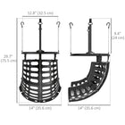 Soozier – Accessoire de retour de basketball-Rotation à 360 degrés permettant de s'entraîner sous plusieurs angles de tir
