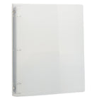 JAM PaperMD – Cartable à 3 anneaux Designders, 3/4 po, transparent, 4/paquet-Paquet de 4