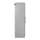 Prepac - Armoire de rangement étroite HangUps de 18 po - gris clair-Capacité de poids total 100 lb 20 lb par étagère