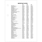 AT-A-GLANCE - Recharge de calendrier de bureau quotidien 2025 2 pages/jour - 3 3/4 po H x 3 po l - anglais-Non ligne, deux pages par jour de semaine, samedi et dimanche combines