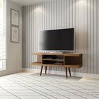 Manhattan Comfort - Meuble TV moderne Utopia 53,14 po - Érable Crème-Recommandé pour un téléviseur de 50 pouces