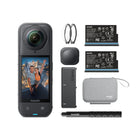 Insta360 - Pack de caméras d'action X5 Essentials-Autonomie de la batterie de 185 minutes + charge rapide