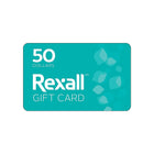 Carte-cadeau Rexall de 50 $-Cette carte-cadeau est échangeable contre des marchandises dans tous les magasins Rexall et Rexall Pharma Plus participants au Canada.