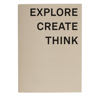 Gry Mattr - Cahier Explore, Create, Think - Couverture douce- Mastic-240 pages