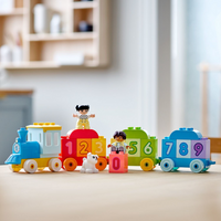 LEGO - DUPLO Le train des chiffres - Apprendre à compter-Les tout-petits conduisent le train puis chargent, déchargent, empilent et trient les briques