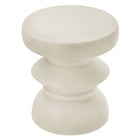 Modway - Terza Intérieur - Terrasse extérieure Béton Table d’appoint - Gris clair-7