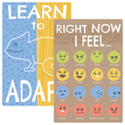 TREND enterprises, Inc - Affiches d'apprentissage « Prêt à grandir » - Lot de 8-Soutenez la conscience émotionnelle, la régulation et l’empathie des élèves avec des affiches inspirées de la nature