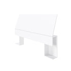 Nexera - Tête de lit queen, Blanc-N'est pas compatible avec les lits de métal