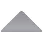 JAM Paper - Rouleaux d'étiquettes standard - triangle - 1 1/4 x 2 1/2 - feuille argentée mate - 125 étiquettes/rouleau-Taille : Triangle (1 1/4 x 2 1/2 pouces) | Les étiquettes imprimables sont faciles à créer et à personnaliser.