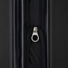 Bugatti - Valise d'enregistrement rigide 30 po de la collection Madrid - Noir-Roues pivotantes simples à 360 degrés pour un roulement sans effort, doux et silencieux