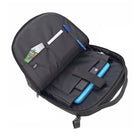 Gry Mattr - Sac à dos avec Compartment Milieu et Port USB - Noir-Port USB externe avec cable chargeur