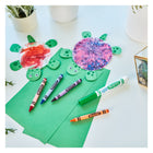 Crayola - Papier de bricolage - 10 couleurs - 120 feuilles-Idéal pour le bricolage, les projets d'art et les devoirs, et comme matériel scolaire pour la classe