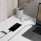 Native Union - Câble Belt USB-C vers USB-C 1,2m Cable - Zèbre-Longueur de 1,2m pour un transport sans effort lors de vos déplacements. Le tressage renforcé et l'âme en fibre d'aramide ultra résistante résistent à l'usure