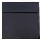 JAM Paper - Enveloppes d'invitation carrées - 6,5 x 6,5 - lin noir - Paquet de 25-Parfait pour les cartes de voeux, les invitations, les mariages ou toute autre annonce