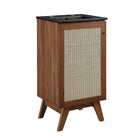 Modway - Soma 18" Vanette de salle de bain - Noir noyer-MDF et panneau de particules