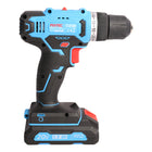 Fixtec - Perceuse sans fil 20V avec (1) batterie, chargeur-20 Réglages