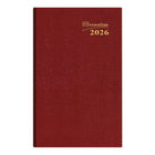 Brownline - 2026 Agenda hebdomadaire de poche Traditional - 4-3/4 po x 3 po - Couleurs assorties - Anglais-Section téléphone et adresse