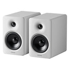 Edifier - Haut-parleur actif compact M90 BT 6.0, audio Hi-Res, puissance RMS de 100 W, avec haut-parleur médium-basse de 4 po, tweeter de 1 po et entrée HDMI eARC – Blanc-Profitez d’une qualité audio supérieure grâce au traitement numérique du signal de bout en bout en 24 bits/96 kHz. L’étage analogique prend en charge la conversion analogique-numérique haute résolution. Que vous utilisiez des entrées analogiques ou une diffusion numérique, le M90 assure une conversion de signal précise et une reproduction 