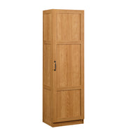 Sauder - 419983 Meuble de Rangement - Finition Highland Oak-Rangement caché derrière la porte. 
