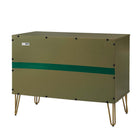 Manhattan Comfort - Dumbo commode moderne et commode haute 5 tiroirs - vert olive - ensemble de 2-22,04 po L x 35,19 po l x 44,64 po H