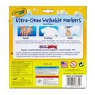 Crayola - Marqueurs ultra-propres, lavables, brillants, à trait large, Colour Max, 10 par paquet, 6 paquets, 60 marqueurs au total-MARQUEURS LAVABLES : Les marqueurs lavables se nettoient facilement de la peau, des vêtements et de la plupart des murs peints.