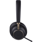 Yealink - Casque Bluetooth sans fil BH76 Plus avec adaptateur USB-C/USB-A - Microsoft Teams-Avec la technologie Yealink Acoustic Shield, les cinq microphones intégrés au BH76 Plus bloquent automatiquement le bruit de fond tout en assurant que la voix du participant soit clairement entendue, ce qui améliore grandement l’efficacité des communications
