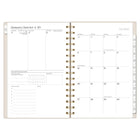 Cambridge - Agenda hebdomadaire/mensuel 2027 - 8 ½ po H x 6 po l - Workstyle Balance - petit - bilingue-Couverture en poly durable avec des accents dorés