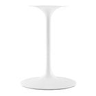 Modway - Lippa Rond de 36 po Bois Table à manger, Noyer-Assemblée requise