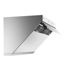 Fotile - JQG9015W Hotte aspirante à ventilation inclinée - 36 po - Blanche-Pression statique maximale 1030 Pa