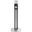 Purell - Support de sol à panneau Messenger ES6 avec distributeur - Argent-Comprend PURELL ES6 Distributeur pour antiseptique pour les mains - Graphite