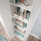Sauder - Meuble de rangement Merton Hall - Blanc-Service de confiance sauder : Pour toute question sur le produit ou l'assemblage, nous sommes là pour vous aider
