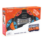 Educational Insights - Jeu de mathématiques électronique portable Slam de multiplication-5 jeux de slamming : améliorez vos compétences en multiplication et en division en vous frayant un chemin à travers cinq jeux bourrés d'action et essayez de battre vos propres temps