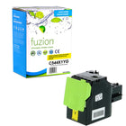 fuzion - Lexmark C544X1YG - Cartouche de toner remanufacturée - Haut rendement - Jaune-Jaune