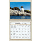 Lang - 2026 Bord De Mer Calendrier Mural Deluxe Mensuel - 30,5 cm l x 30,5 cm H - Anglais-Œillet en laiton pour éviter que le calendrier ne se déchire