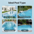 Aiper - Aspirateur de piscine portatif Pilot X1 avec système anti-obstruction, aspiration 1 260 gal/h, double filtre, design léger-8
