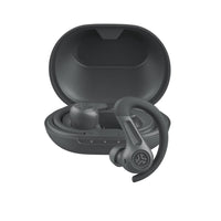Jlab - JBuds Sport Écouteurs Graphite avec Suppression Active Du Bruit 4-ANC hybride + contrôle du bruit. 3 modes de contrôle du bruit avec Active Noise Canceling  hybride. Égaliseur Spatial Audio EQ directement depuis le laboratoire