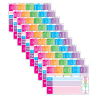 Ashley Productions - ASH91025-10 Tableau Smart Poly - 13" x 19" - Valeur de position - Paquet de 10-Résistant, tout en polyéthylène, sans papier, de poids lourd
