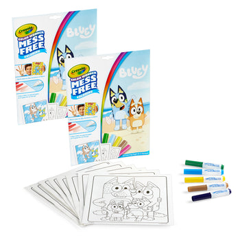 Crayola - Bluey Colour Wonder Colouring Pad & Markers - 2 Pack | bureauengros.com