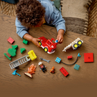 LEGO - DUPLO Town Le camion de pompiers avec un boyau et un pompier-Un jouet imaginatif qui comprend une figurine de pompier, une hache et une clé à molette