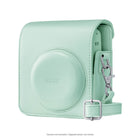 Fujifilm - Étui pour appareil instax mini 13 - Vert lagune-Bandoulière réglable