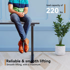 ShoppingAll - Bureau debout électrique à double moteur 48 larg. po - Noir-L'écran LCD numérique affiche votre hauteur actuelle