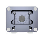ShoppingAll - Support D’Ordinateur Portable Avec Base Rotative À 360° Pour Ordinateurs Et Tablettes Jusqu’à 17,3 Pouces – SA-LS8R-GRAY-Construction en Aluminium – Conçu en alliage d’aluminium haut de gamme pour une excellente stabilité et un look professionnel.