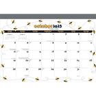 BrownTrout - 2026 Calendrier de bureau mensuel de 18 mois - Abeilles occupées - 14 po x 10 po-À Utiliser Tout de Suite - Le format de 18 mois débute en juillet, comme ça pas besoin d'attendre la nouvelle année pour commencer à l'utiliser