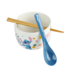 Danawares - Bol à nouilles Disney Stitch avec cuillère et baguettes-Avec le visage espiègle de Stitch et son style tropical, c'est le cadeau idéal pour les fans de Disney